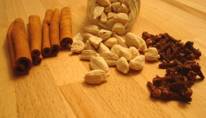 Some of the main spices used in masala chai.  Photo by Move The Clouds, flickr.com